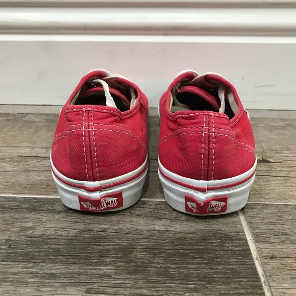 Red Vans Authentics - Picture 4 of 9